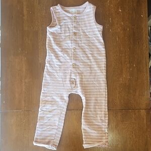 Carter's Little Planet Pink and White Striped Garment